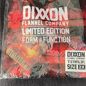 DIXXON Red and Black Limited Edition Flannel